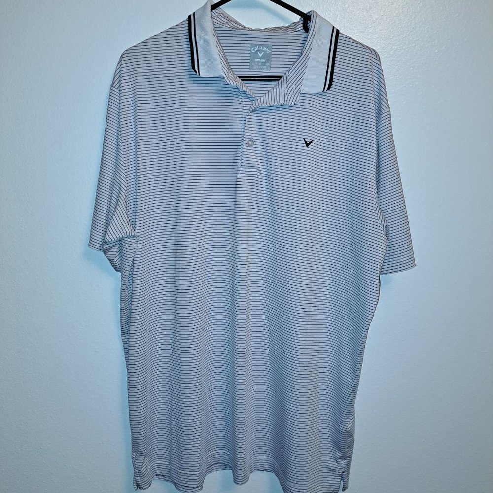 Calloway Opti Dri 3 Button Golf Polo sz Large